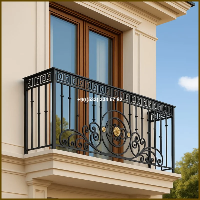 BALKON KORKULUK MODELLERİ-BALKON KORKULUK ÇEŞİTLERİ- FERFORJE BALKON KORKULUK